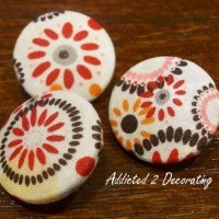 fabric covered button magnets 16