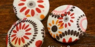 fabric covered button magnets 16