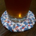 thumbnail--braided fabric coaster