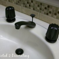 how to paint bathroom faucets 13