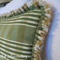selvage ruffle pillow 17