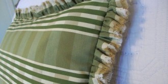 selvage ruffle pillow 17