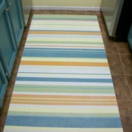 thumbnail--hand painted floor cloth