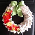 inspiration files--ruffled summer wreath inspiration files--ruffled summer wreath