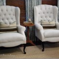 reupholstered wingback chairs reupholstered wingback chairs