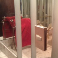 thumbnail--mirrored bathroom walls