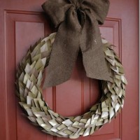 fall cardstock wreath