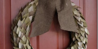 fall cardstock wreath