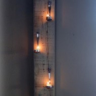 inspiration files--tea light wall art