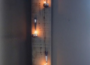 inspiration files--tea light wall art