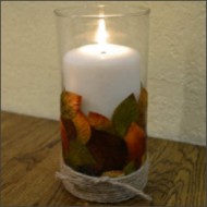 thumbnail--decoupaged fall vase