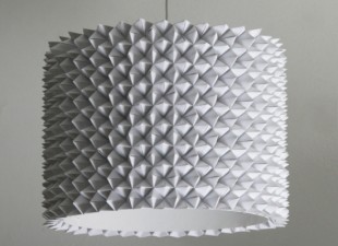 inspiration files--faceted paper pendant light from the 3 rs blog