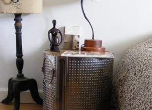 inspiration files--washing machine drum side table