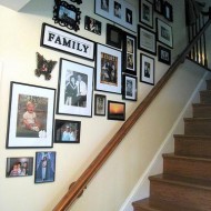 stairway with family pictures stairway with family pictures