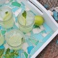 inspiration files--sea glass serving tray from sand and sisal