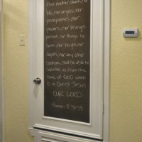 turn a door into a framed chalkboard 17