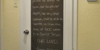 turn a door into a framed chalkboard 17