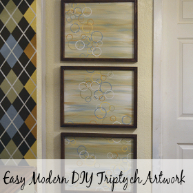 Easy Modern Triptych Wall Art