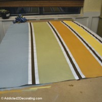 how to make striped painted curtains 13