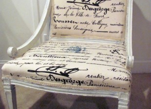 inspiration files--chair makeover after from decor allure blog