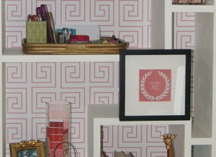 inspiration files--greek key backed bookcase from meredith and gwyneth--after