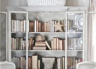 Vintage china cabinet painted with Annie Sloan Chalk Paint