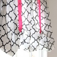 inspiration files--no sew window treatment with fitted sheet from in her own style