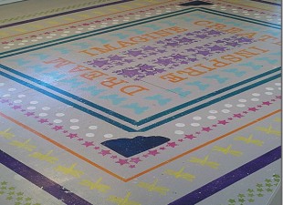 inspiration files--painted floor from girl in air