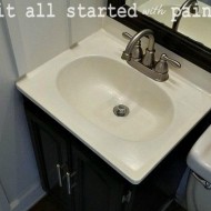 inspiration files--painted sink from it all started with paint--after inspiration files--painted sink from it all started with paint--after