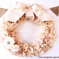 tea stained coffee filter wreath from design dining and diapers tea stained coffee filter wreath from design dining and diapers