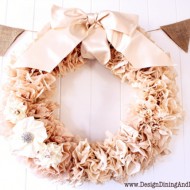 tea stained coffee filter wreath from design dining and diapers tea stained coffee filter wreath from design dining and diapers
