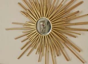inspiration files--whimsical bamboo sunburst mirror from living savvy