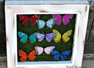 inspiration files--butterfly shadow box from the house at bluebird lane