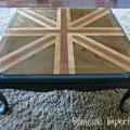 inspiration files--stained union jack coffee table from domestic imperfection