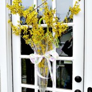 inspiration files--umbrella floral door arrangement from eclectically vintage inspiration files--umbrella floral door arrangement from eclectically vintage