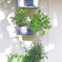 diy hanging herb garden from small garden love