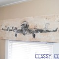 inspiration files--diy rustic wood valance with airplane transfer from classy clutter inspiration files--diy rustic wood valance with airplane transfer from classy clutter