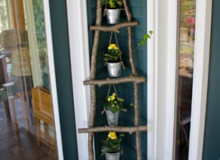 inspiration files--ladder made from branches from ashbee design
