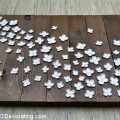 polymer clay flowers and weathered wood artwork 10