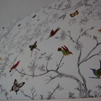inspiration files--hand drawn wall design by shannon berrey