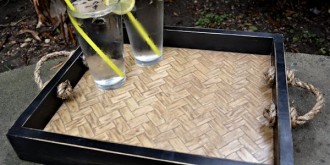 herringbone serving tray - thumbnail