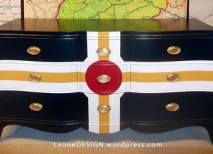 inspiration files -- dresser makeover from leone design - after