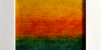 impressionist artwork with fabric dye - thumbnail
