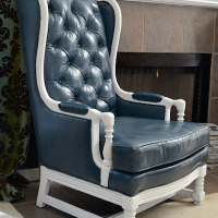 inspiration files - chairs updated with paint only from charming zebra - after