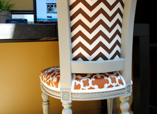inspiration files - reupholstered chair from sas interiors - after 2