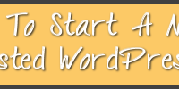 how to start a new self-hosted wordpress blog -- feature
