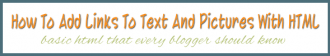 how to add links to text and photos with html - thumb