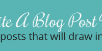 how to write a blog post with impact - featured