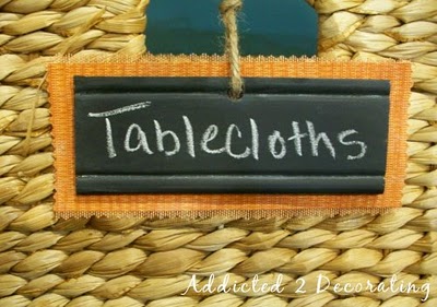 Chalkboard Tags For Baskets