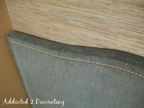 Upholstered Headboard With Nailhead Trim